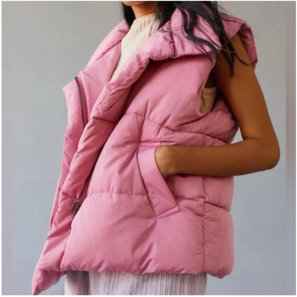 Urban Outfitters Jackets & Blazers - Urban Outfitters Pink Puffer Vest